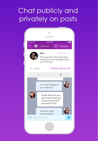 HeyPlace - Smart messenger for places and events screenshot 3