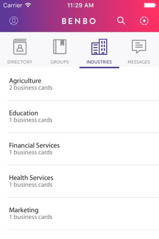 Benbo - Business card creator and scanner screenshot 4