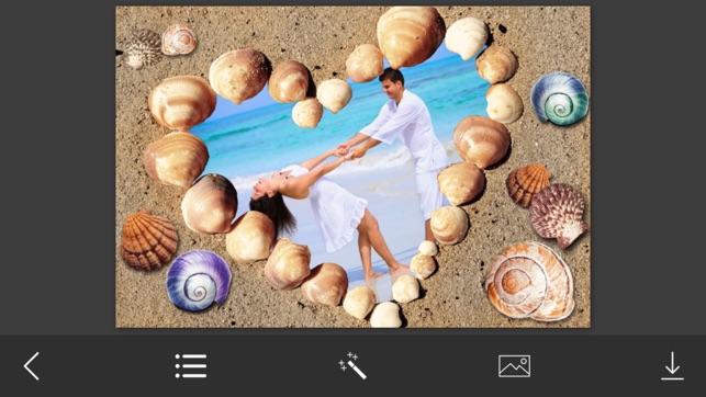 HoneyMoon Beach Photo Frames - Decorate your moments with el(圖4)-速報App