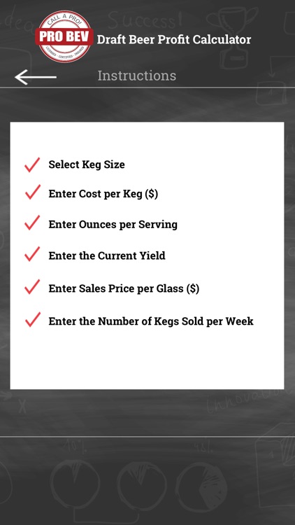 Pro Bev Profit Calculator
