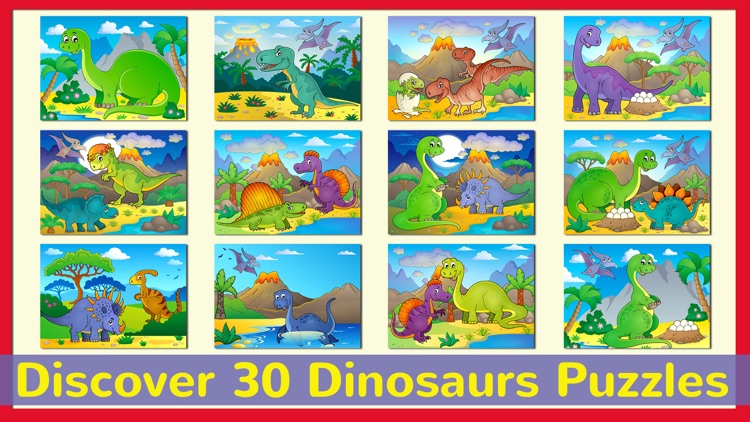 Dinosaurs Jigsaw Puzzles Free For Kids & Toddlers!