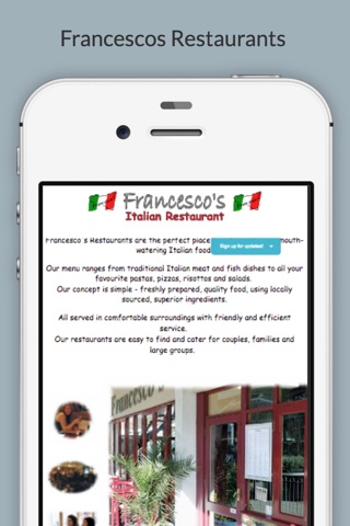 Francescos Restaurants screenshot 2