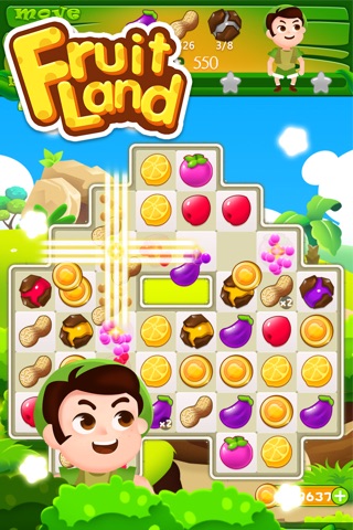 Fruit Land- Jelly & Gems Soda Crush Blast(Top Quest of Candy Match 3 Games) screenshot 3