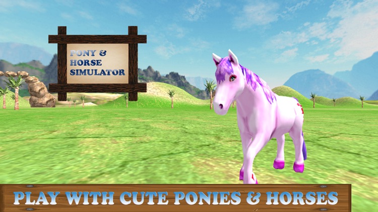 Pony Horse Simulator Kids screenshot-3
