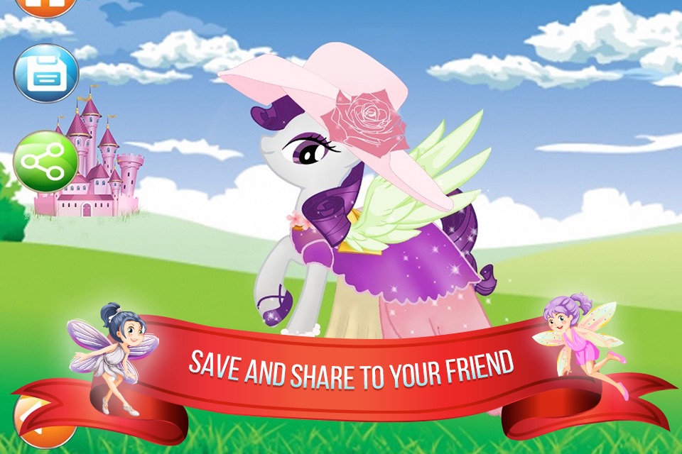 Little Princess Pony Dress Up screenshot 2