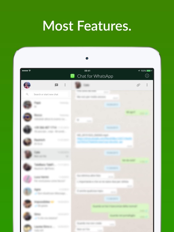 Chat for Whatsapp - iPad Version