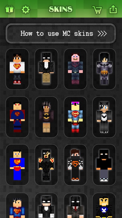 Batman & Superman Skins Collection - for Minecraft Pocket Edition Lite