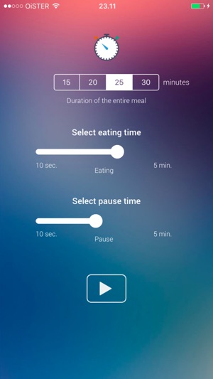 Bariatric Meal Timer