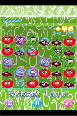 fruits and vegetables - crazy match game screenshot 3