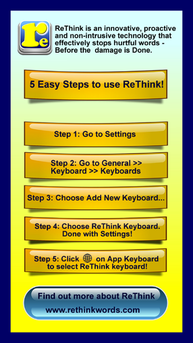 How to cancel & delete ReThink - Stop Cyberbullying from iphone & ipad 2