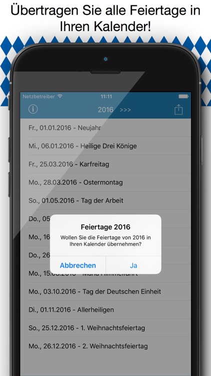 Feiertag Kalender Bayern Pro