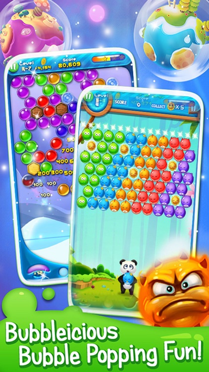 Puzzle Shooter: Bubble Blue Pet