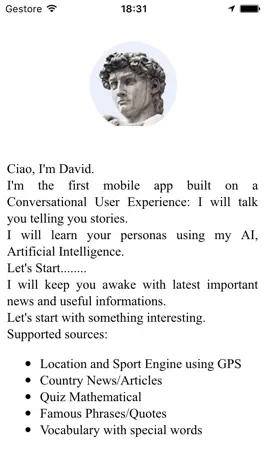 Game screenshot David: Your Personal Teacher and News Vocal Reader apk