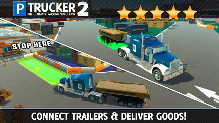 Trucker Parking Simulator 2 a Real Monster Truck & Lorry Driving Test