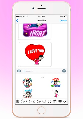 Girlmoji Keyboard - Emoji Keyboard for cute girls screenshot 2