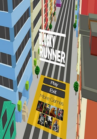 Blocky Runner 3D screenshot 3