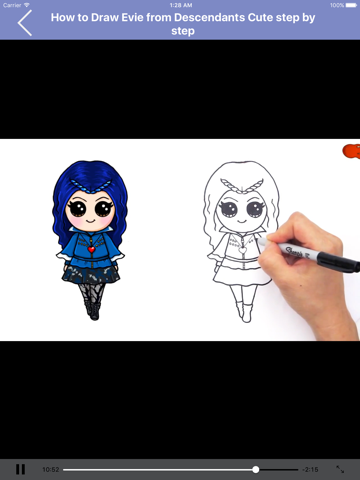 Learn How to Draw Cartoon Characters for iPad screenshot 3