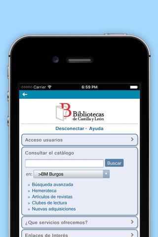 Biblioteca Municipal de Burgos screenshot 4