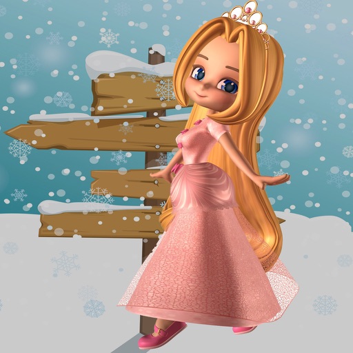 Running Princess Frozen Snow - New Fun Run Ice Adventure Game For Girly Girls FREE Icon