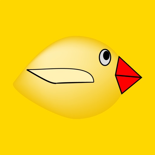 Funny Fat Bird Icon