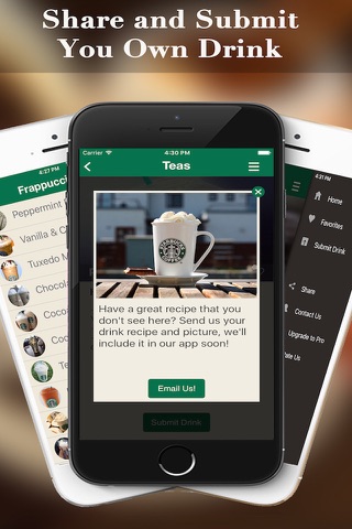 eXpresso Secret Menu for Starbucks - Coffee, Macchiato, Tea, Cold & Hot Drinks Recipes (Free app) screenshot 4