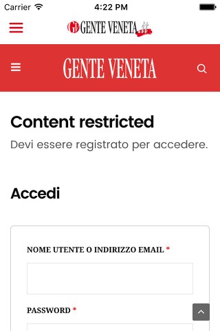 Gente Veneta app screenshot 3