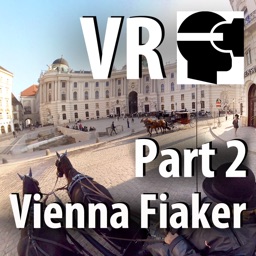 VR Virtual Reality Through Vienna in a Horse-Drawn Carriage - Fiaker Part 2