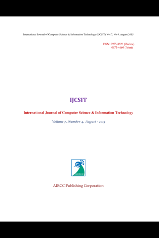 International Journal of Computer Science & Information Technology ( IJCSIT ) screenshot 2