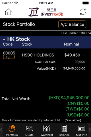 InvesTrade Mobile App screenshot 3