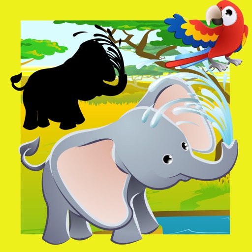 Animated Safari Animal-s in One Kid-s Puzzle Game Icon