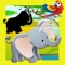 Animated Safari Animal-s in One Kid-s Puzzle Game