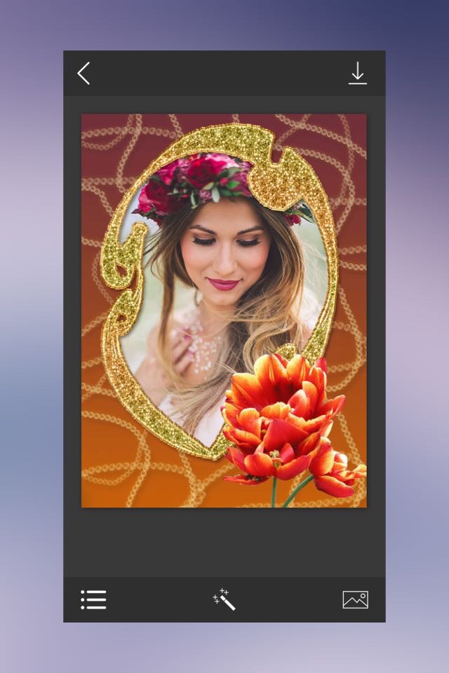 Love Flower Photo Frame - Photo frame editor screenshot 3