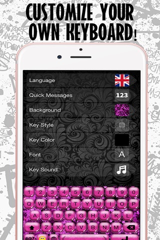 Fashion Keyboard Design.er – Custom Keyboards Themes with Fancy Backgrounds, Emoji.s and Fonts screenshot 3