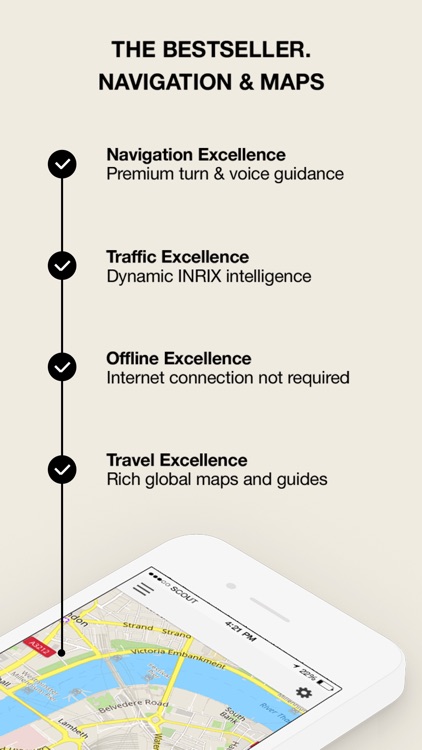 GPS Navigation, Maps & Traffic - Scout (Sat Nav)