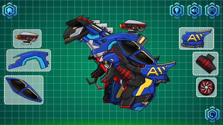 Tyrannosaurus Rex – Coolest Robot Assemble Puzzle Casual Game