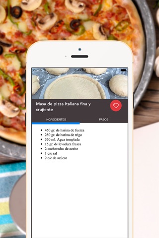 Recetas de Pizzas Caseras screenshot 2