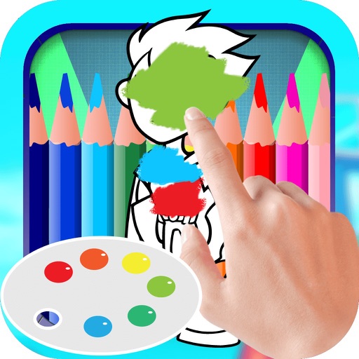 Color Book Game for Kids: Teen Titans Go Version Icon