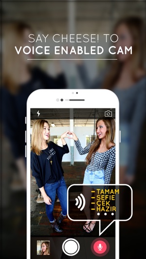 Voice Enabled Camera - Take selfies by voice command(圖1)-速報App