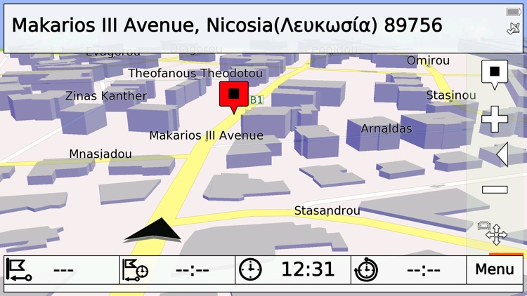 Cyprus on Road GPS Navigation