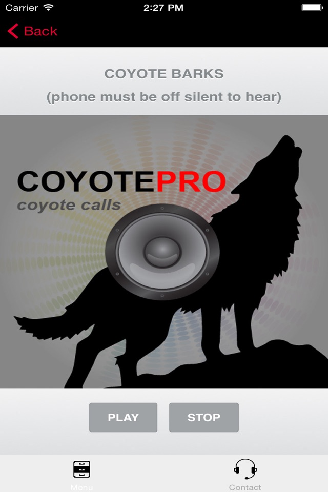 REAL Coyote Hunting Calls - Coyote Calls & Coyote Sounds for Hunting (ad free) BLUETOOTH COMPATIBLE screenshot 2