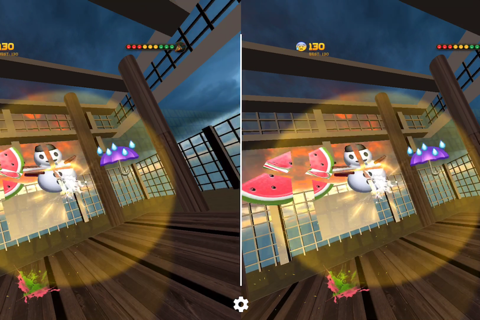 Emoji Samurai VR: Slice and dice emojis for Google Cardboard screenshot 3
