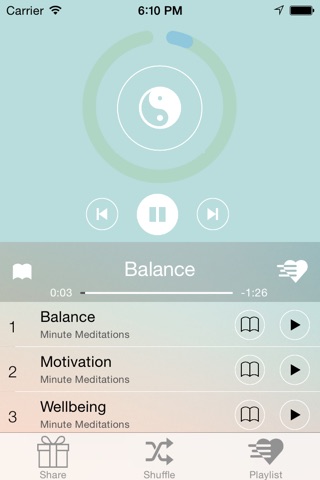 Minute Meditations screenshot 2