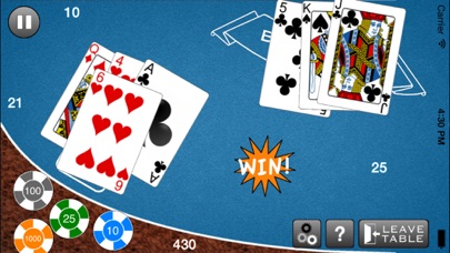 Blackjack - Free Casino Style Blackjack 21 Gambling Simulator 1.8 IOS -