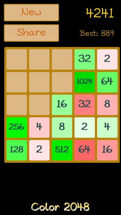 Color 2048 - The hardest ever and free super casual 2048 styled casual puzzle game