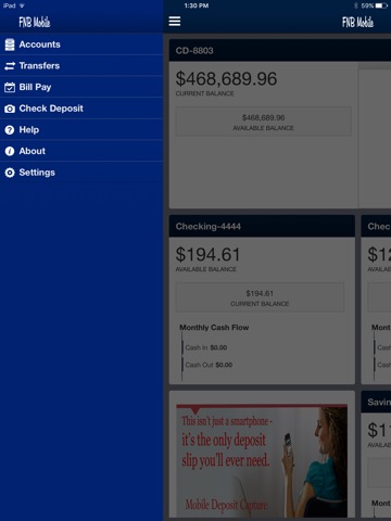 FNB Granbury Mobile for iPad screenshot 2