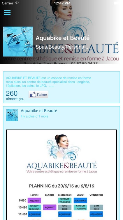 Aquabike & Beauté