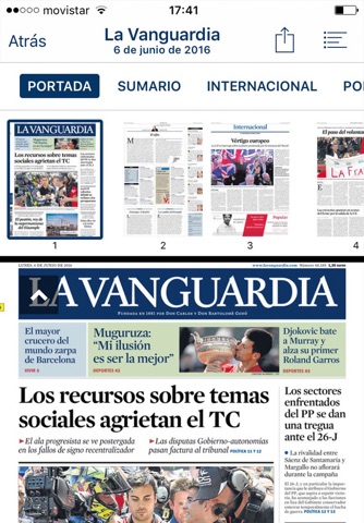 La Vanguardia edición impresa screenshot 3