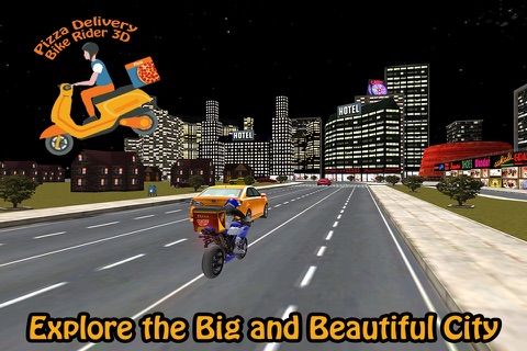 Pizza Boy Delivery Moto Bike Rider 3D screenshot 3