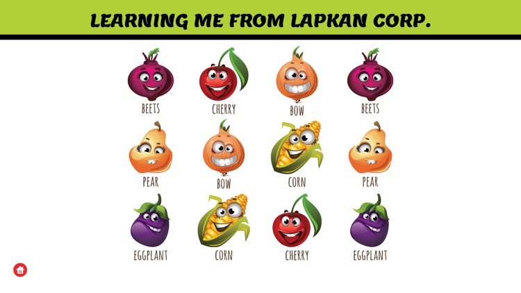 Learning Me: Funny Fruit Face