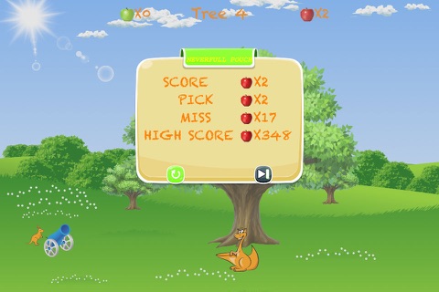 Neverfull Pouch : endless shooting of colorful apples and birds - free casual games for kids by top fun screenshot 3
